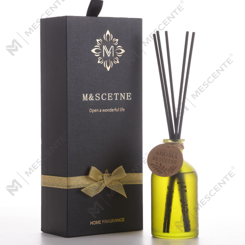 M&Scent Lüks Özel Özel Etiket Cam Şişe Çiçek Hediye Kutusu Ile Sıvı Kamış Difüzör