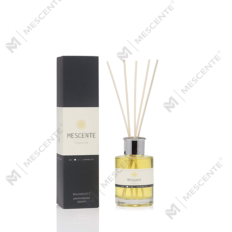 M&Scent Lüks Özel Büyük Şişe Çiçek Hediye Kutusu ile Özel Etiket Sıvı Kamış Difüzör