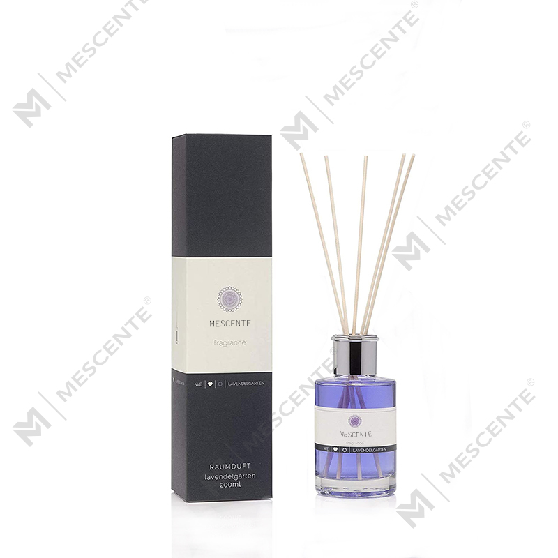 M&Scent Lüks Özel Büyük Şişe Çiçek Hediye Kutusu ile Özel Etiket Sıvı Kamış Difüzör