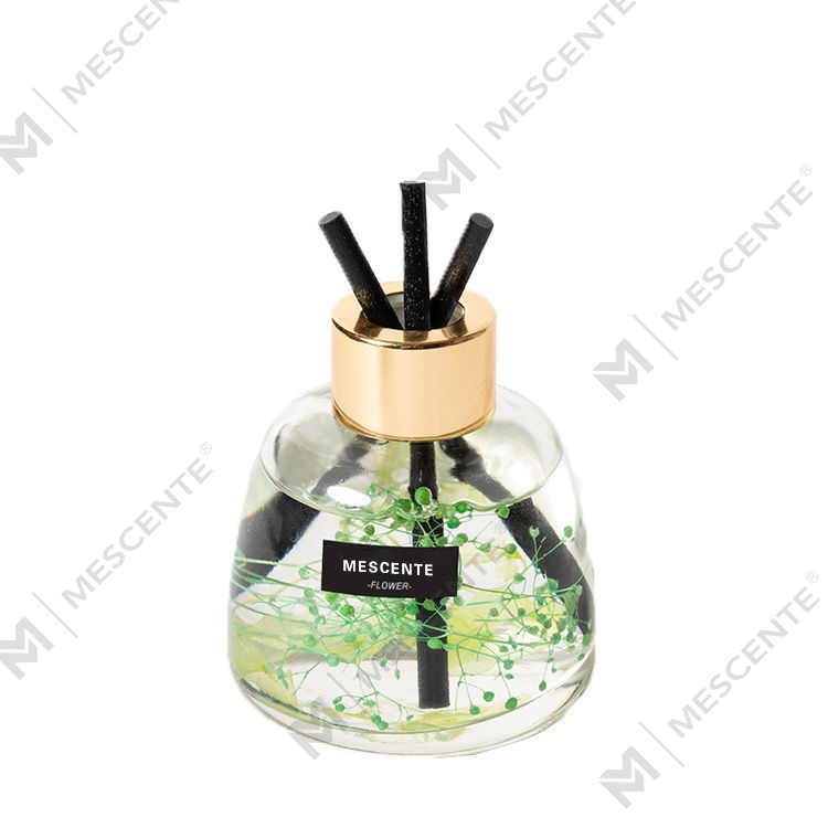 Mini Beyaz Şişe Çiçek Parfüm Aroma Kamış Difüzör Yağı, Koku Tayland Kamış Difüzör Hediye Seti