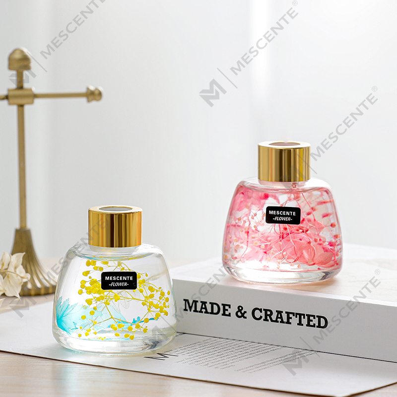 Mini Beyaz Şişe Çiçek Parfüm Aroma Kamış Difüzör Yağı, Koku Tayland Kamış Difüzör Hediye Seti
