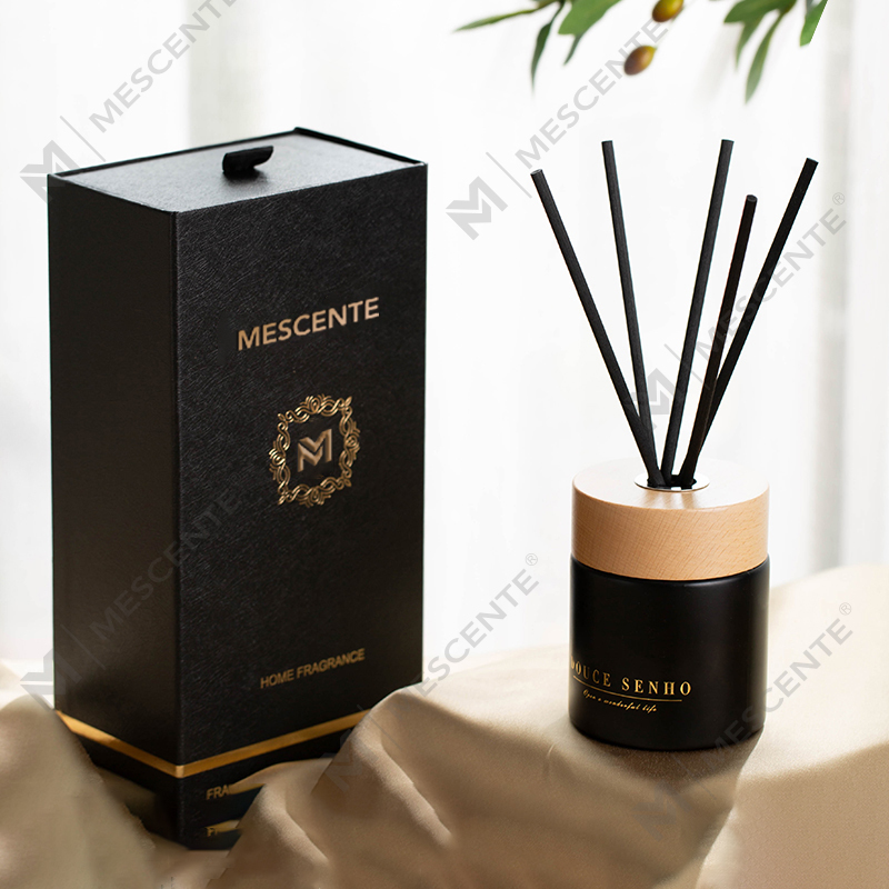 M&Scent Siyah Şişe Parfüm Aroma Kamış Difüzör Yağı, Koku Tayland Kamış Difüzörler Hediye Seti