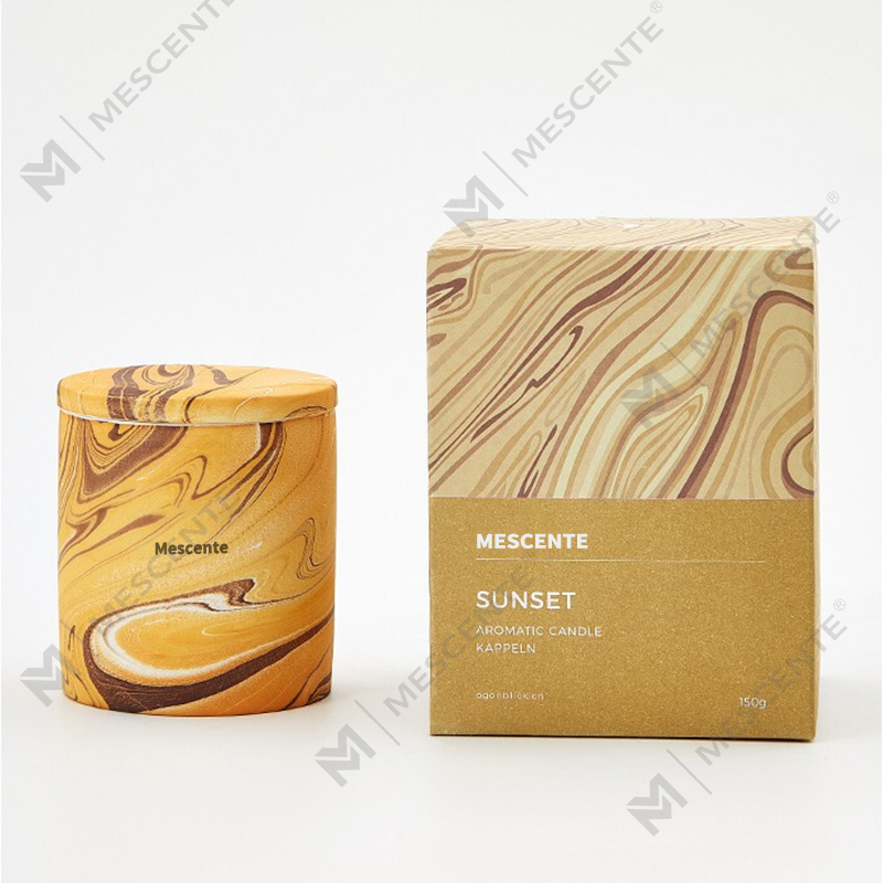 M&Scent Toptan Ucuz Özelleştirilmiş Lüks Özel Etiket Sütun Kokulu Soya Balmumu Ahşap Fitil Aroma Mum