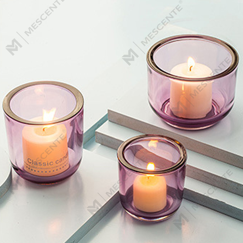 M&Scent Deluxe dekoratif kristal cam, toplu şamdan