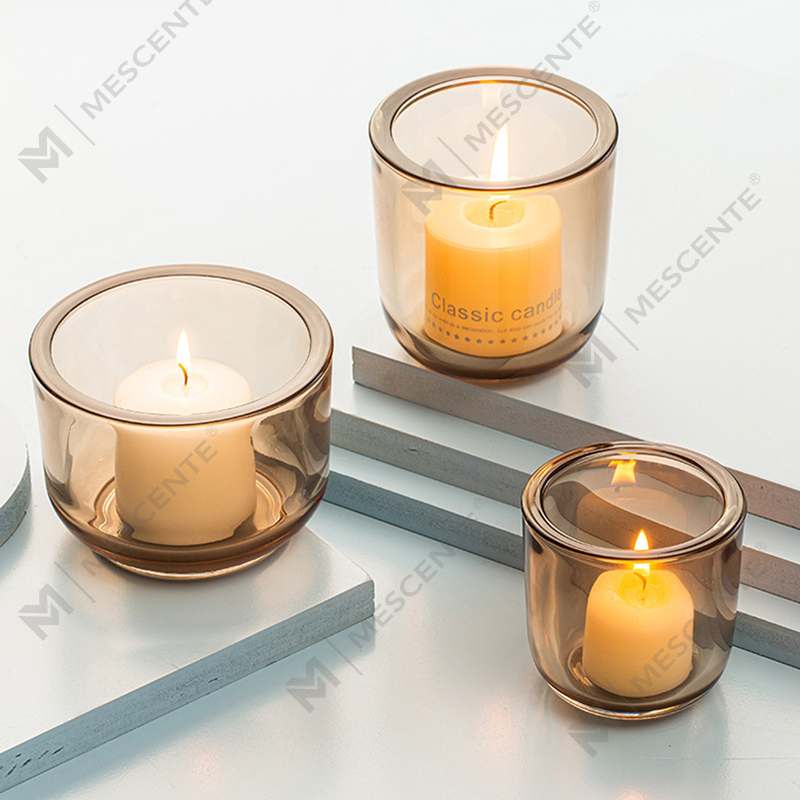 M&Scent Deluxe dekoratif kristal cam, toplu şamdan