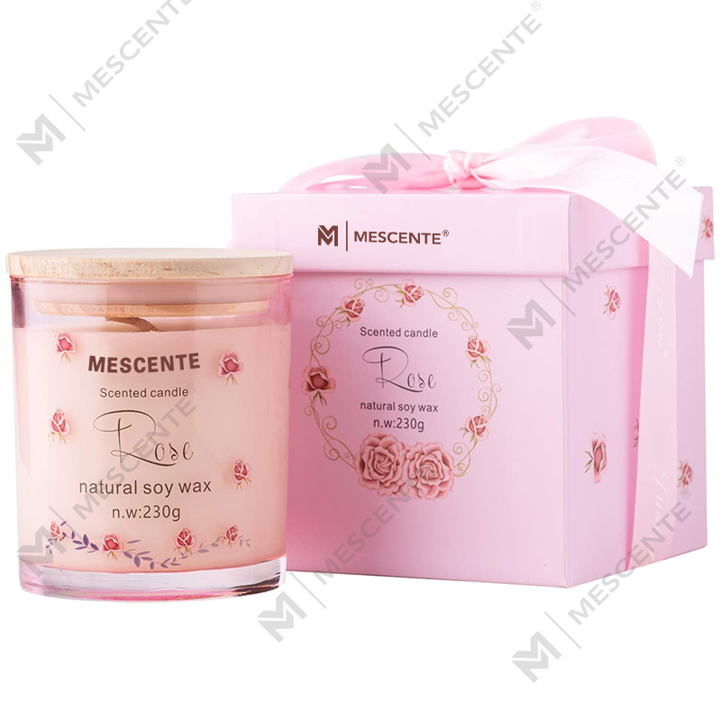M&Scent El Yapımı Lüks Cam Tutucu Spiritüel Seramik Sütun Vanilya Kristalli Kokulu Mum