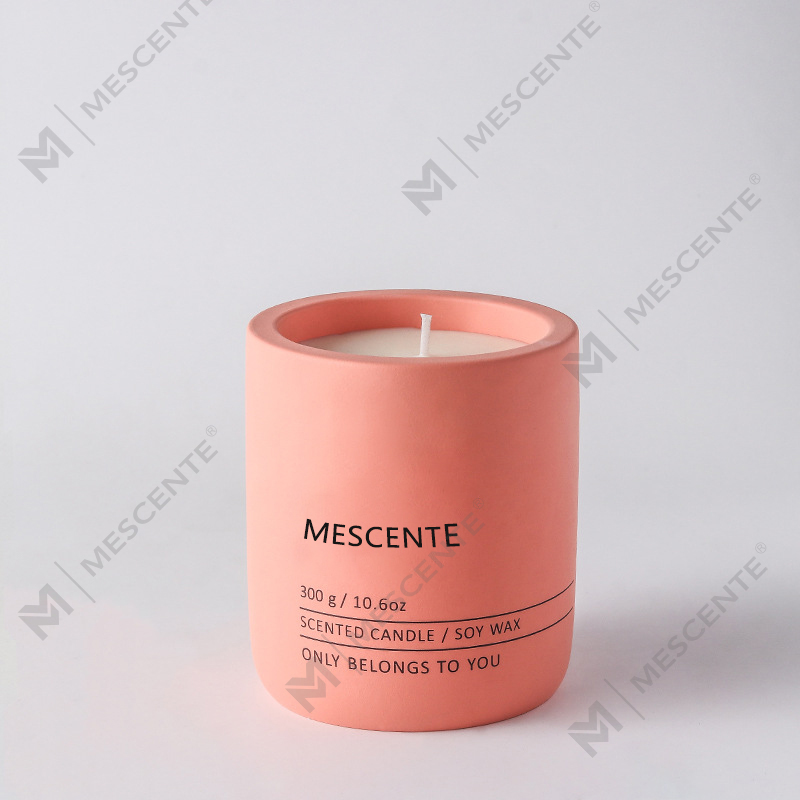 M&Scent Özelleştirilmiş Dekoratif Lüks Masaj Özel Etiket Kristal Seramik Woodwick Kokulu Soya Balmumu Mum