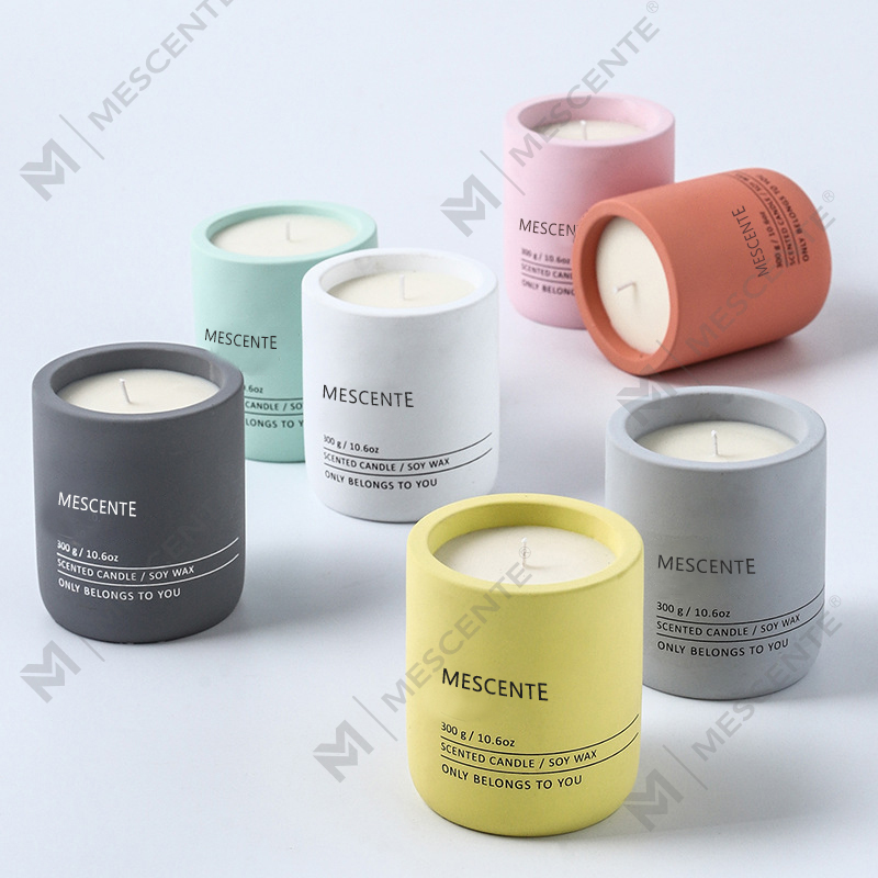 M&Scent Özelleştirilmiş Dekoratif Lüks Masaj Özel Etiket Kristal Seramik Woodwick Kokulu Soya Balmumu Mum