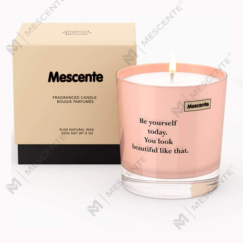 M&Scent Toptan Özel Marka Lüks Kavanoz Soya Balmumu Mumları