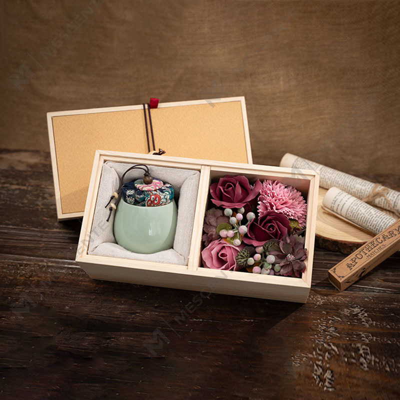 M&Scent Lüks Dekorasyon Toplu Sipariş Seramik Sütun Aromaterapi Parafin Mum