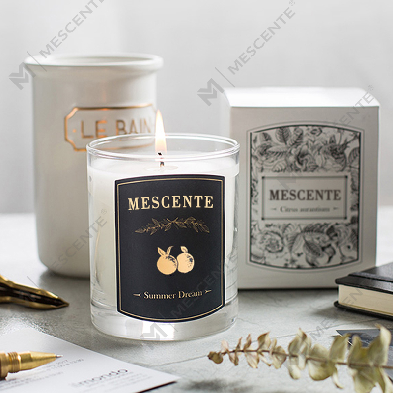 M&Scent Özelleştirilmiş Dekoratif Lüks Masaj Özel Etiket Kokulu Soya Balmumu Mumu