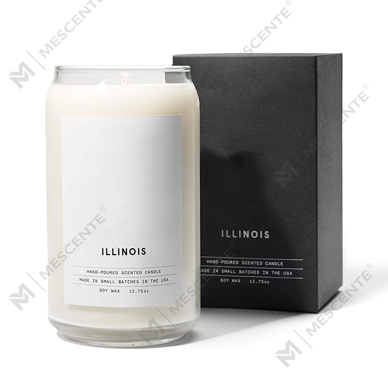 M&Scent Organik Özel Seramik Sütlü Woodwick Mumlar, Mum Kabı