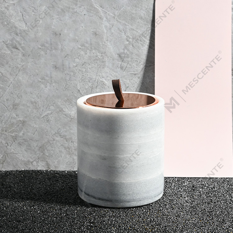 M&Scent Toptan Lüks Özel Dekorasyon Özel Etiket Siyah Cam Kristal Kokulu Soya Balmumu Mumlar