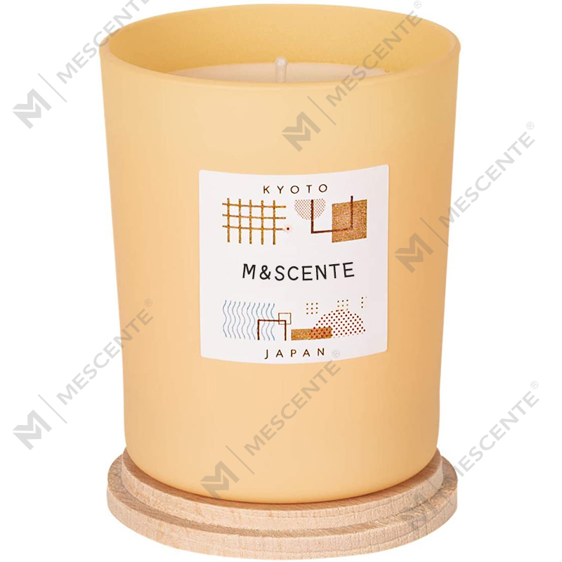 M&Scent özel özel etiketli renkli kokulu soya mumu şık mumlar