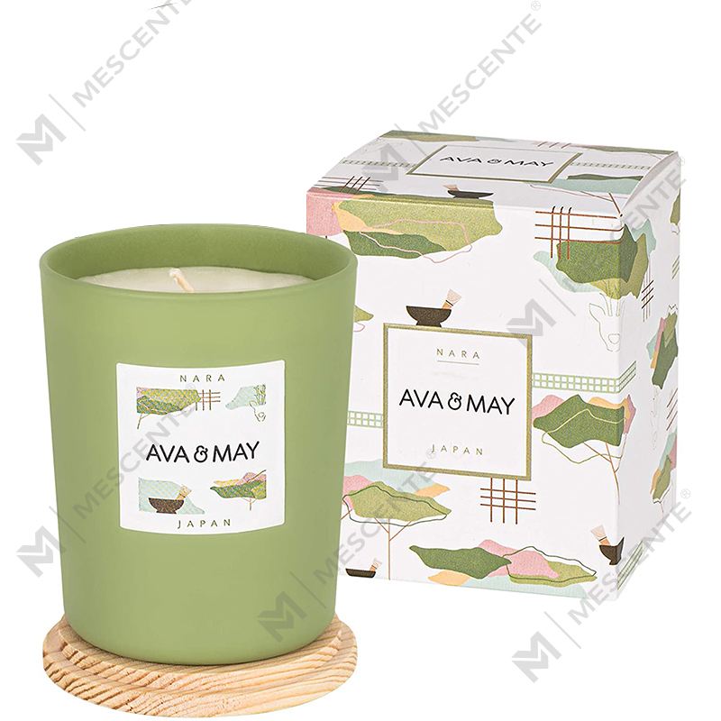 M&Scent özel özel etiketli renkli kokulu soya mumu şık mumlar