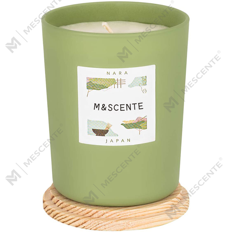 M&Scent özel özel etiketli renkli kokulu soya mumu şık mumlar