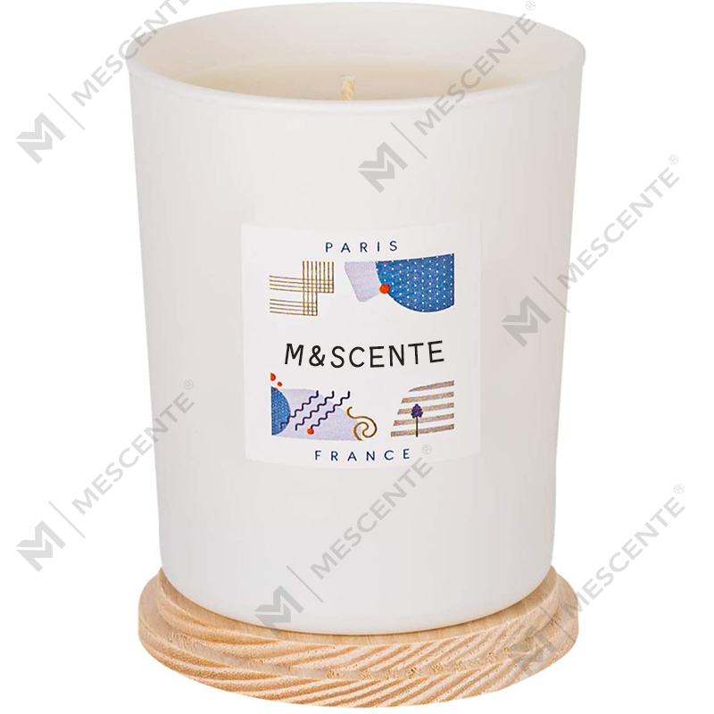 M&Scent özel özel etiketli renkli kokulu soya mumu şık mumlar