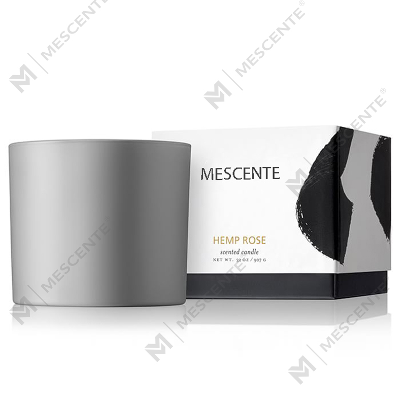 M&SCENT Doğal Noel Yaygın Olarak Kullanılan Cam Kavanoz Kokulu Soya Balmumu Mum Katlanır Kutu ile