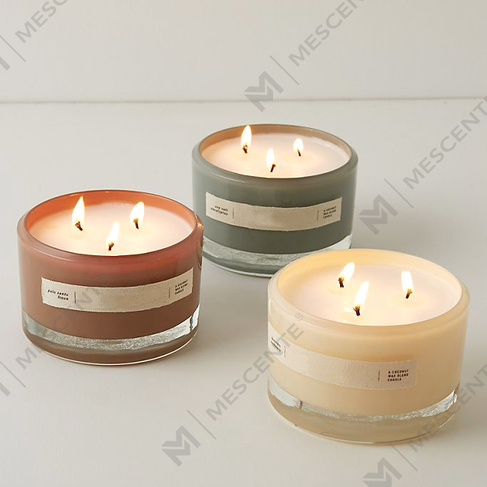 M&Scent Toptan Lüks Özel Etiket Kokulu Soya Mum Kavanozları A29272