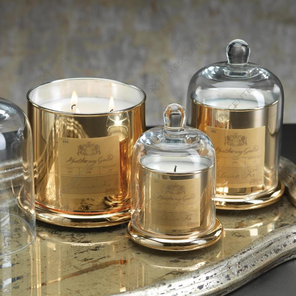 M&Scent Dekoratif Romantik Düğün Çan Kavanoz Cam Kubbe Kapağı Kokulu Mum A29275