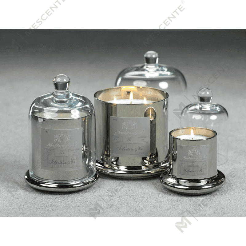 M&Scent Dekoratif Romantik Düğün Çan Kavanoz Cam Kubbe Kapağı Kokulu Mum A29275