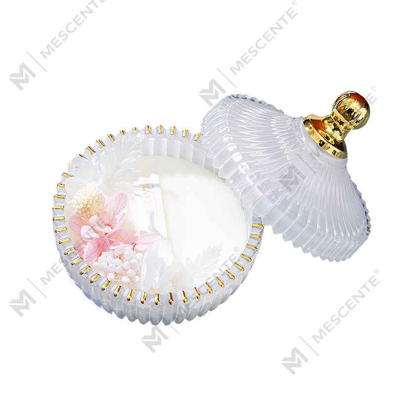 M&Scent Toptan Ucuz Özelleştirilmiş Lüks Özel Etiket Sütun Kokulu Soya Balmumu Ahşap Fitil Aroma Mum
