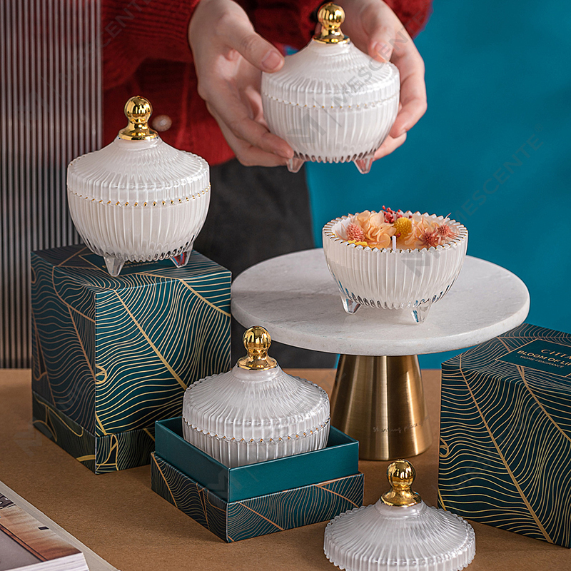 M&Scent Toptan Ucuz Özelleştirilmiş Lüks Özel Etiket Sütun Kokulu Soya Balmumu Ahşap Fitil Aroma Mum