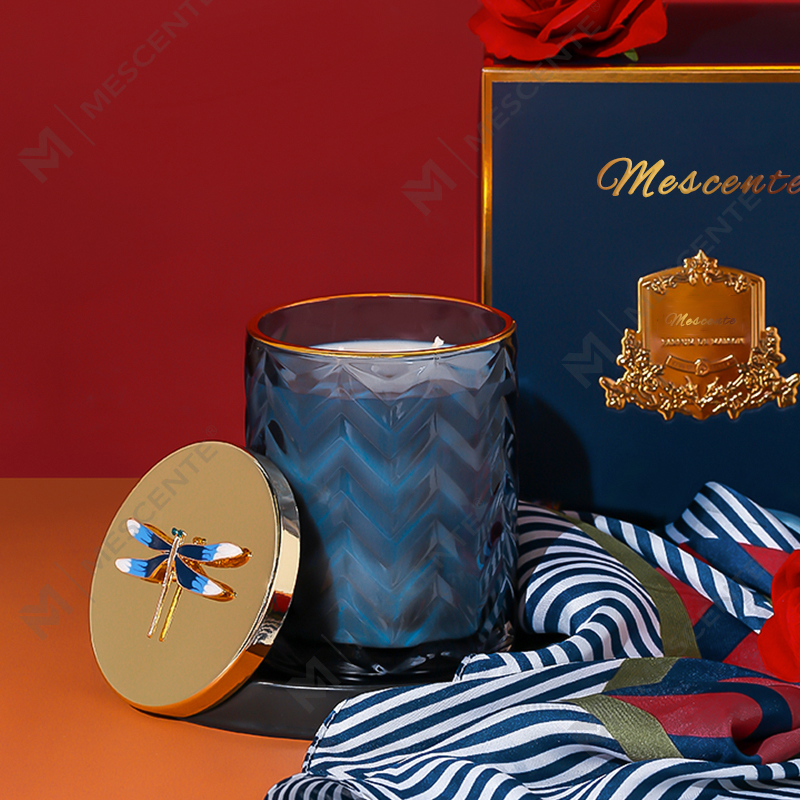 M&Scent Toptan Özel Özel Etiket Konteyner Aromaterapi Kokulu Koku Aroma Kristalli Soya Mumları