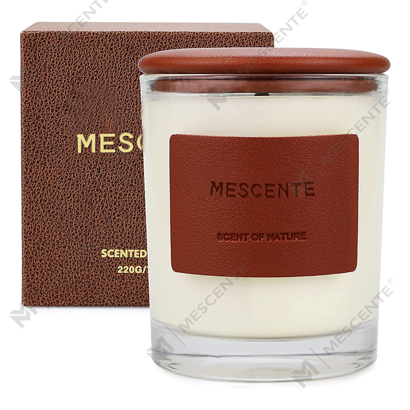 M&Scent Çin'de Toptan Güzel Geri Dönüşümlü Cam Kavanoz Mumlar, Relax Mum