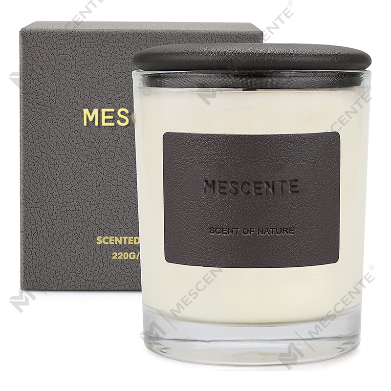 M&Scent Çin'de Toptan Güzel Geri Dönüşümlü Cam Kavanoz Mumlar, Relax Mum