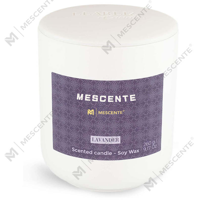 M&Scent Mason Kavanoz Mini Soya Bazlı Mumlar, Lüks Ambalaj Mermer Mum Soya Balmumu