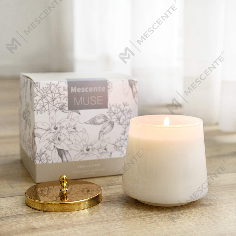 M&Scent %100 Doğal Aromaterapi Kitap Kokulu Ev İçin Soya Mum, Büyük Kavanoz Mumlar Kokulu
