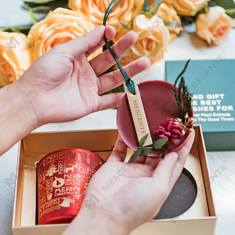 M&Scent Tatil Kokusu Noel Dumansız Yıldızlı Gökyüzü Fincan Kokulu Mum El ile Hediye