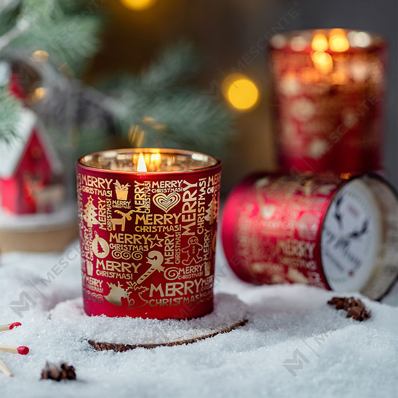 M&Scent Tatil Kokusu Noel Dumansız Yıldızlı Gökyüzü Fincan Kokulu Mum El ile Hediye
