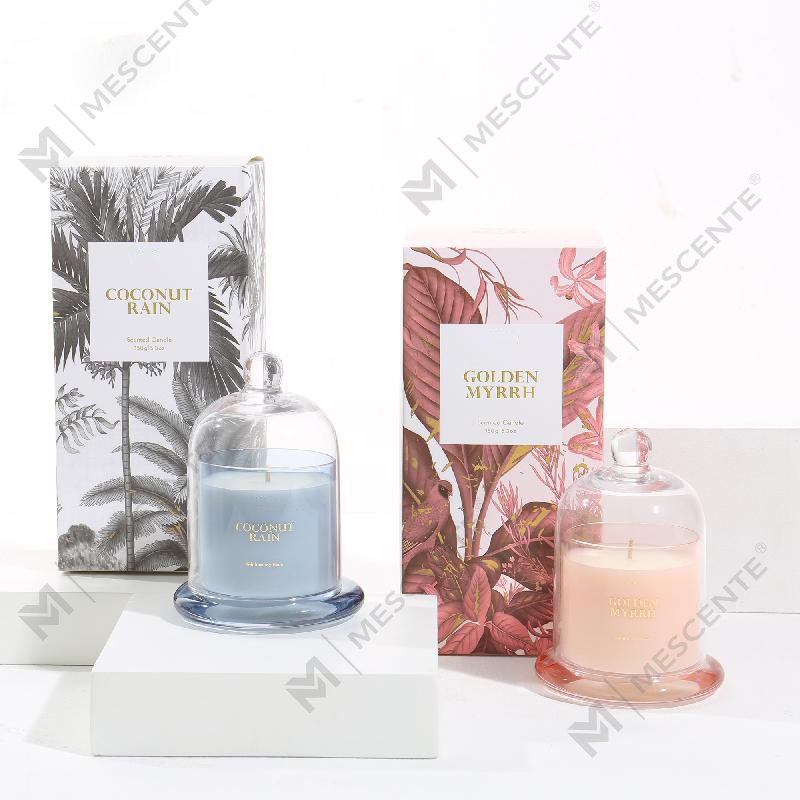 M&Scent Özel Logo Lüks Kutular Balmumu % 100% Doğal Mini Ev Mum Hediye