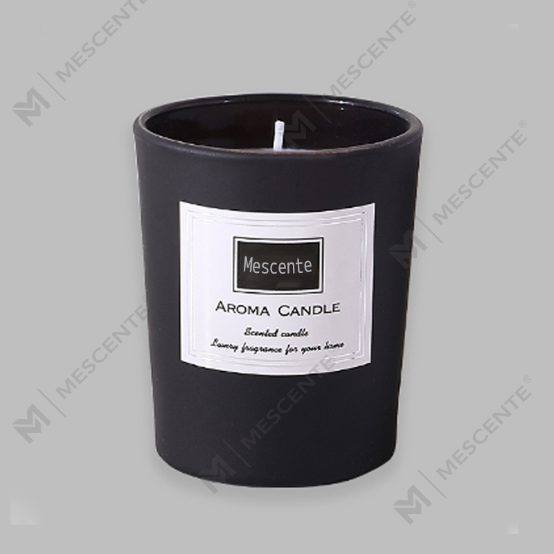 M&Scent özel baskılı şakayık kokulu soya mumları, dijital kokulu mum
