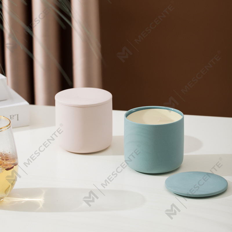 M&Scent Toptan Özel Modern Büyük 3 Fitil Gümüş Beyaz Buzlu Noel Mum Kavanoz Bambu Kapaklı