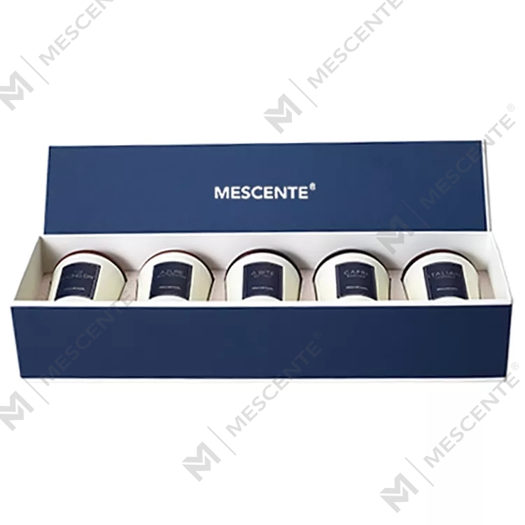 M&scent toptan özel etiket parfüm yağı kokulu mumlar lüks kapaklı, aromaterapi mumu