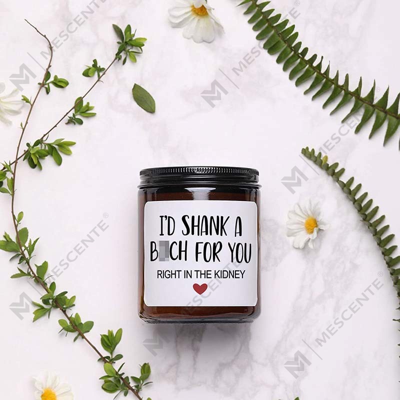 M&Scent 100% Doğal Balmumu Noel Kokulu Mum Ev Hediye Seti için, Metal Kapaklı Cam Kavanozda Kokulu Mum