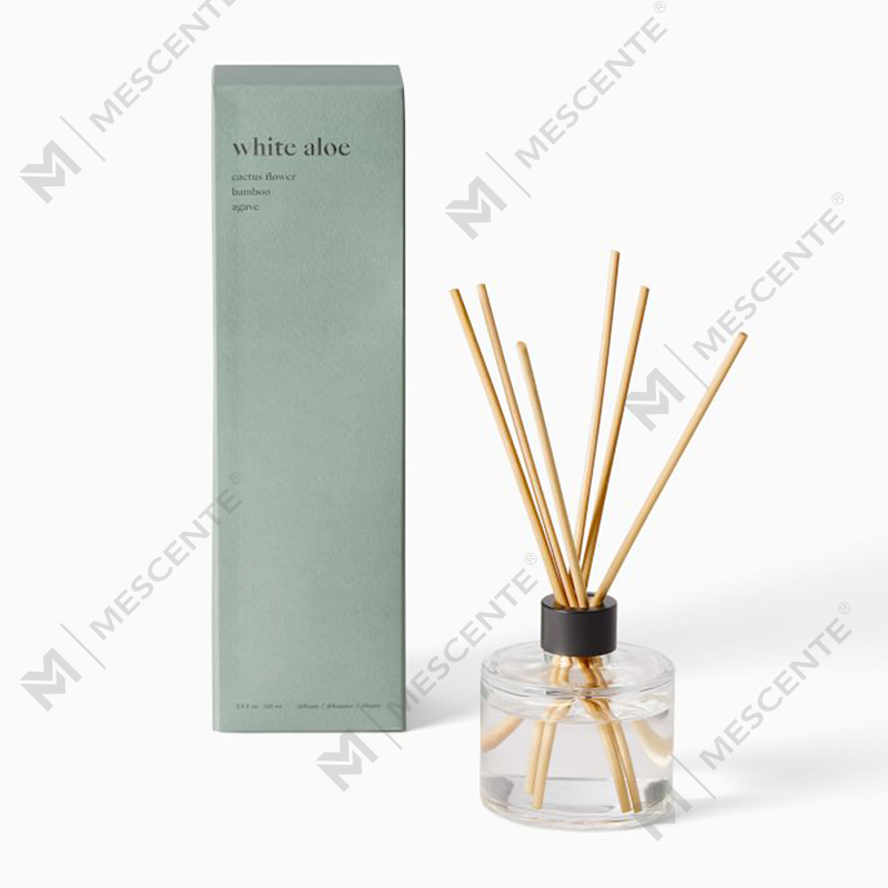 M&Scent özel lüks özel etiket çiçek kamış difüzör kutusu ile