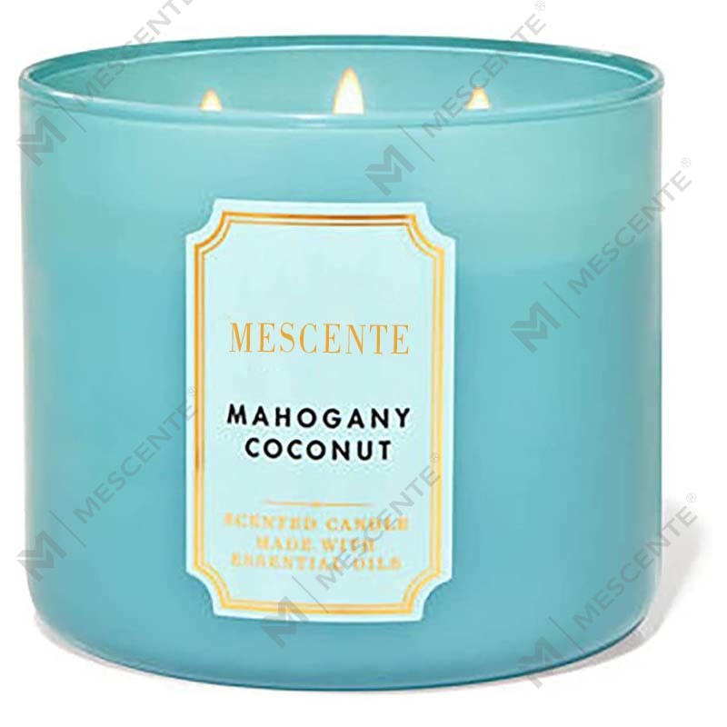 M&Scent El Yapımı 3 Fitil Doğal Yasemin Kokulu Soya Balmumu Mum Hediye, Özel Etiket Aromaterapi Kristal Mumlar