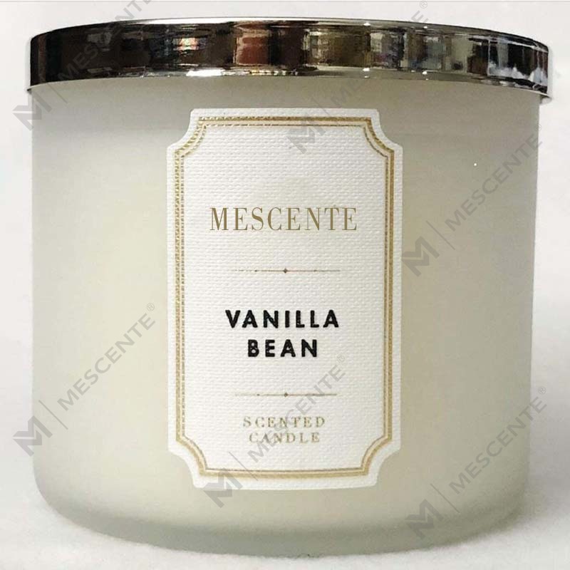 M&Scent El Yapımı 3 Fitil Doğal Yasemin Kokulu Soya Balmumu Mum Hediye, Özel Etiket Aromaterapi Kristal Mumlar