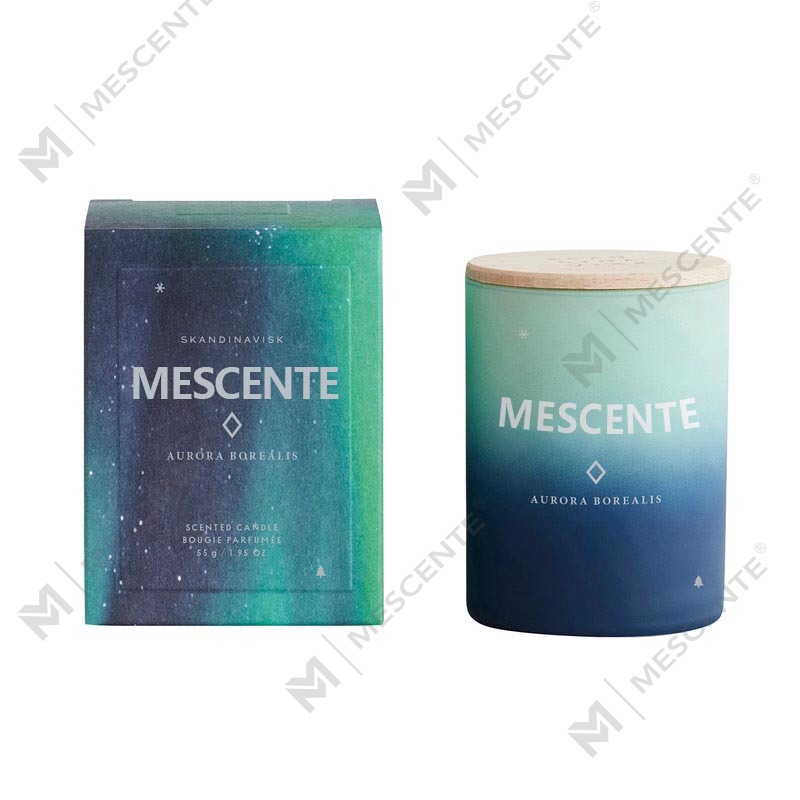 M&Scent Özelleştirilmiş Özel Etiket Ev Dekorasyonu Cam Kavanozda Kokulu Mumlar