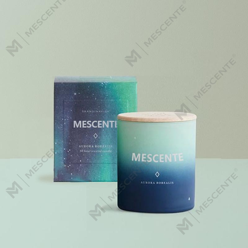 M&Scent Özelleştirilmiş Özel Etiket Ev Dekorasyonu Cam Kavanozda Kokulu Mumlar