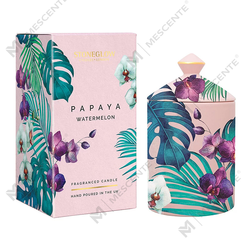 M&Scent Özel Tasarım Renkli Urban Botanics Katlanır Kutulu Tumbler Mum