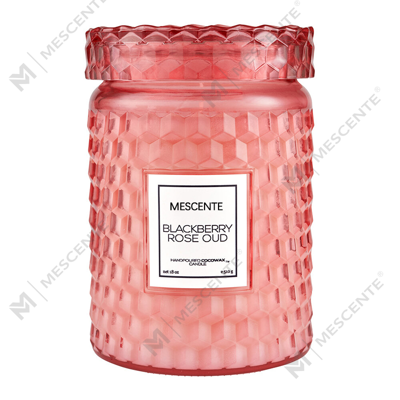 M&Scent Özel Noel Dekorasyonu Böğürtlen Gülü Ud Simgesi Mum