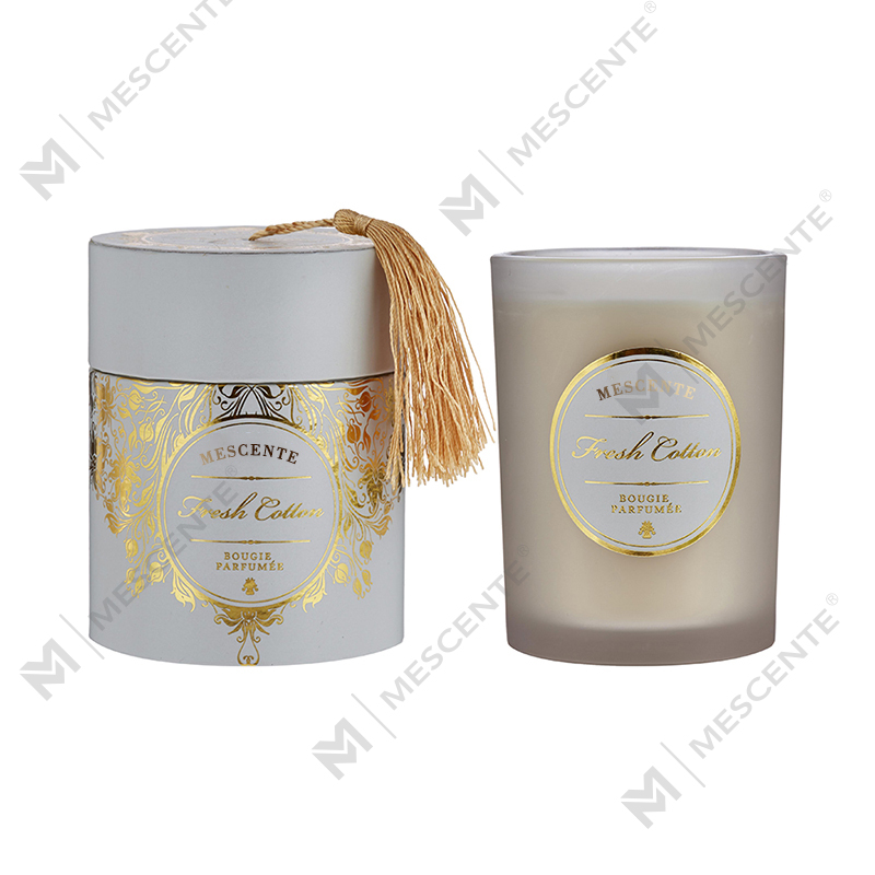 M&Scent Lüks Noel Beyaz Kişiselleştirilmiş Logolu Kokulu Mumlar