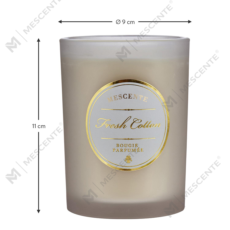 M&Scent Lüks Noel Beyaz Kişiselleştirilmiş Logolu Kokulu Mumlar