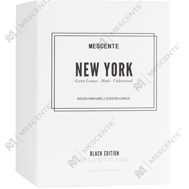 M&Scent Toptan Lüks Özel Etiket Siyah Kişiselleştirilmiş Logo Kokulu Mumlar