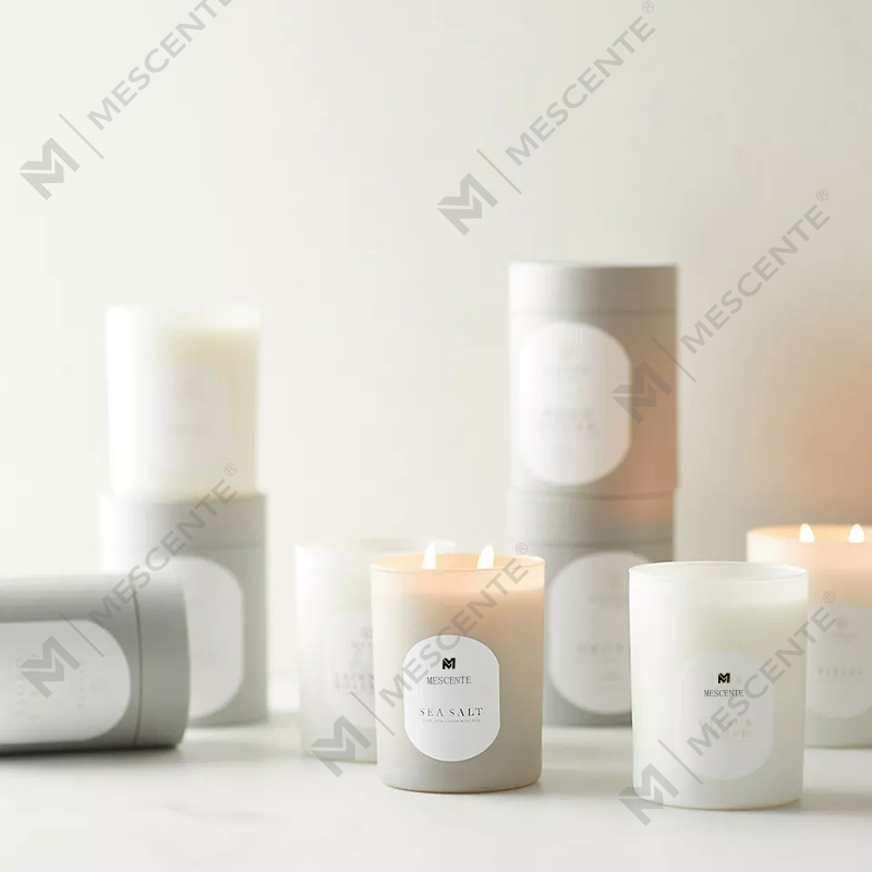 M&Scent Özel Logo Meditasyon Toksik Olmayan Taşlar Bitki El Dökülmüş Doğal Kokulu Soya Balmumu Kristal Mumlar